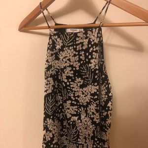 Mango Black, White, and Glitter Tank Top